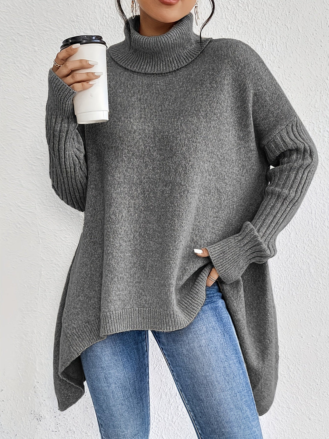 Isla™ | Oversized Turtleneck Sweater