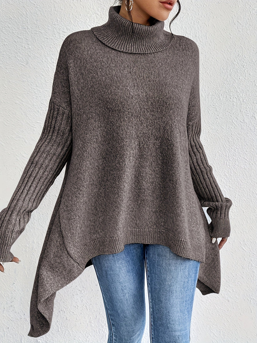 Isla™ | Oversized Turtleneck Sweater