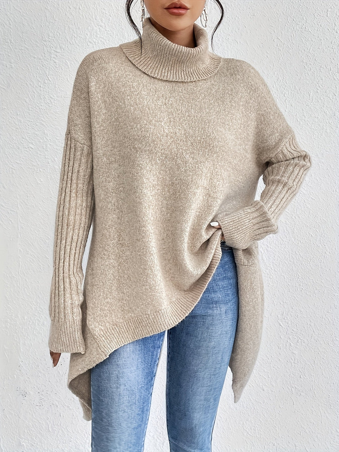 Isla™ | Oversized Turtleneck Sweater