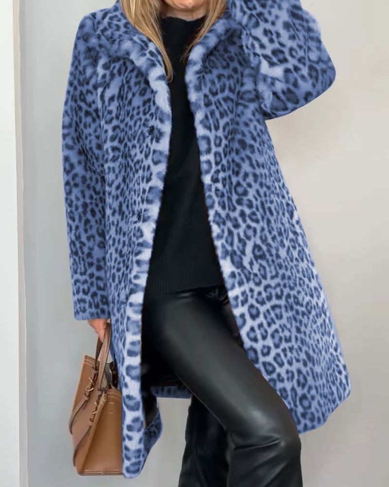 Lysandra™ | Elegant Leopard Coat