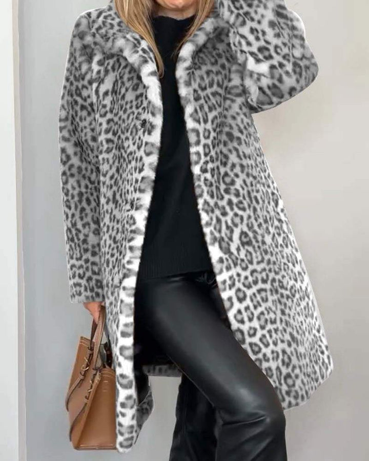 Lysandra™ | Elegant Leopard Coat