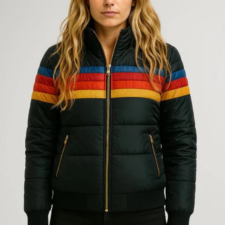Sierra™ | Women’s Retro Striped Puffer Jacket