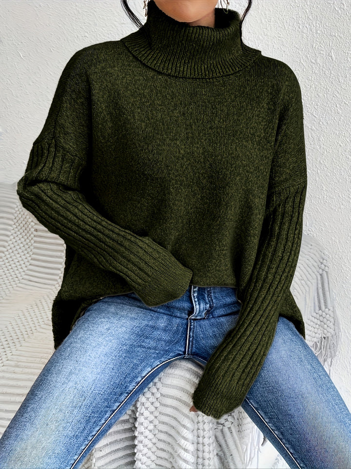 Isla™ | Oversized Turtleneck Sweater