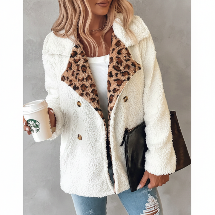 Lori™ | Cozy Leopard Teddy Coat