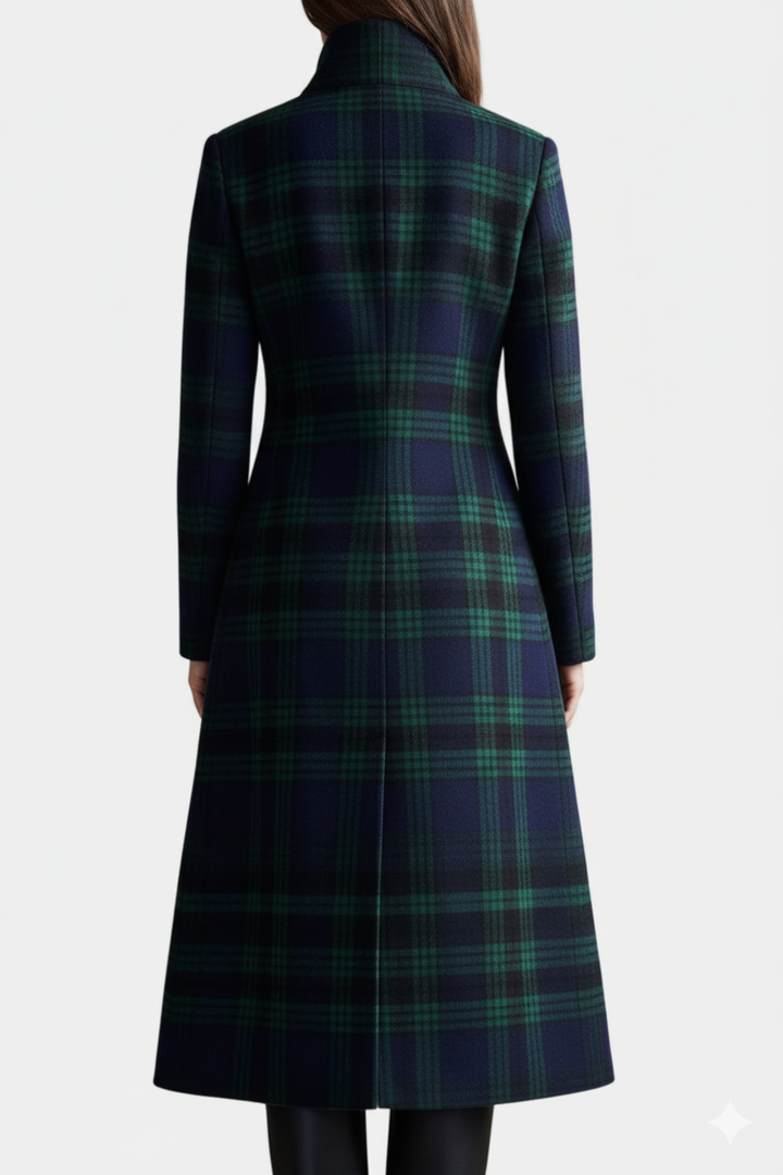 Glendine™ | Elegant Plaid Coat