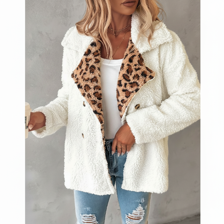 Lori™ | Cozy Leopard Teddy Coat