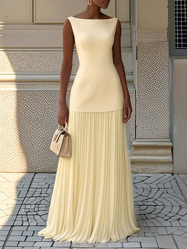 Shania™ | Pleated Maxi Dress