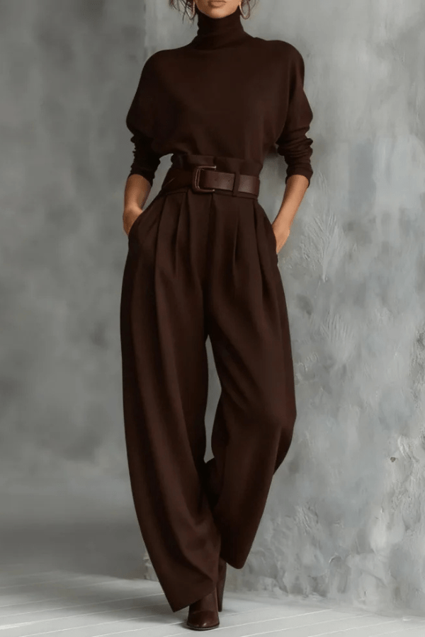 Doris™ | Elegant High-Collar Jumpsuit