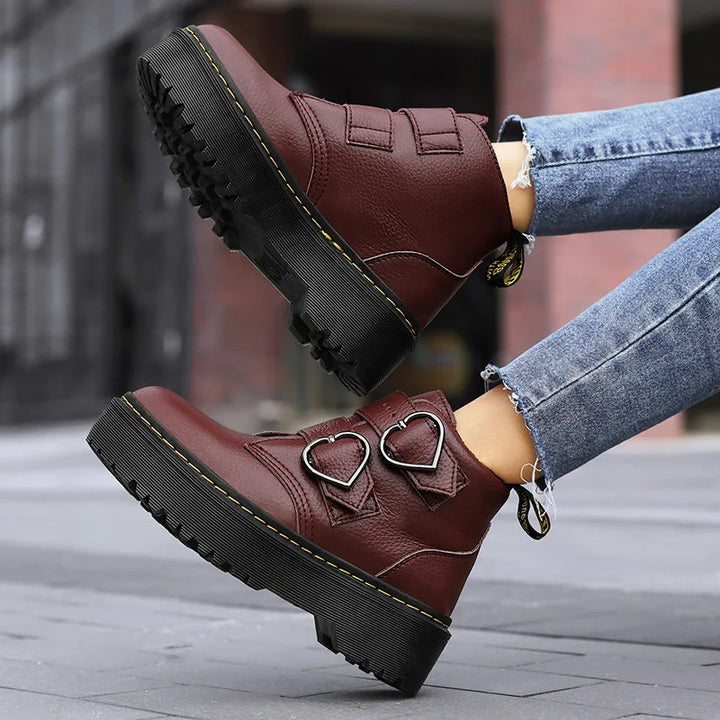 Posie™ | Britney Leather Platforms