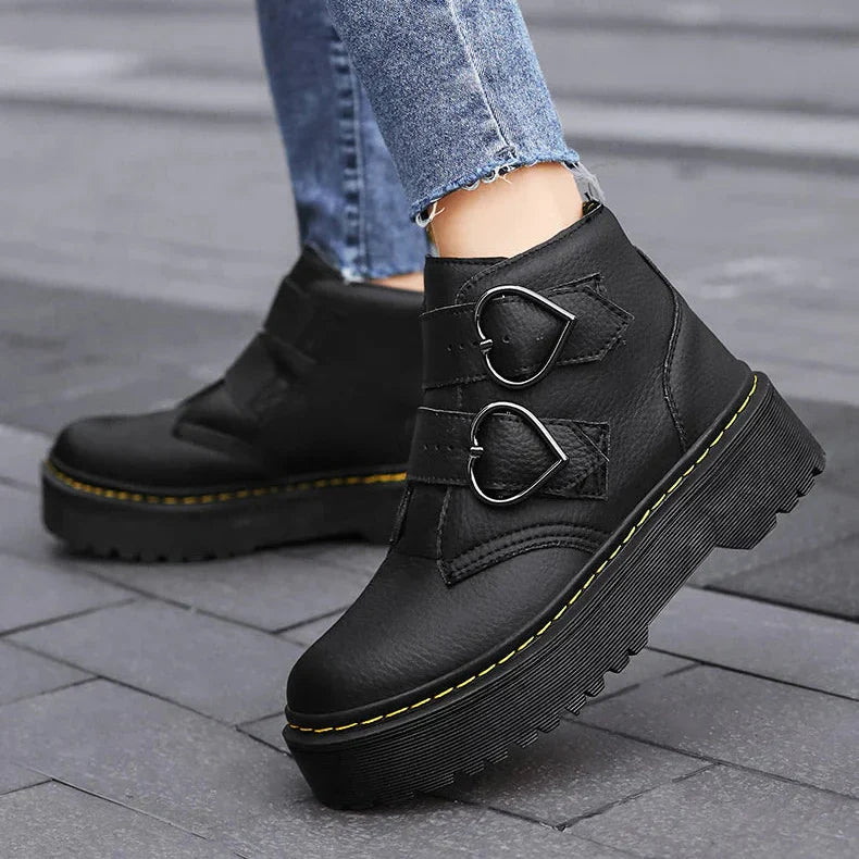 Posie™ | Britney Leather Platforms