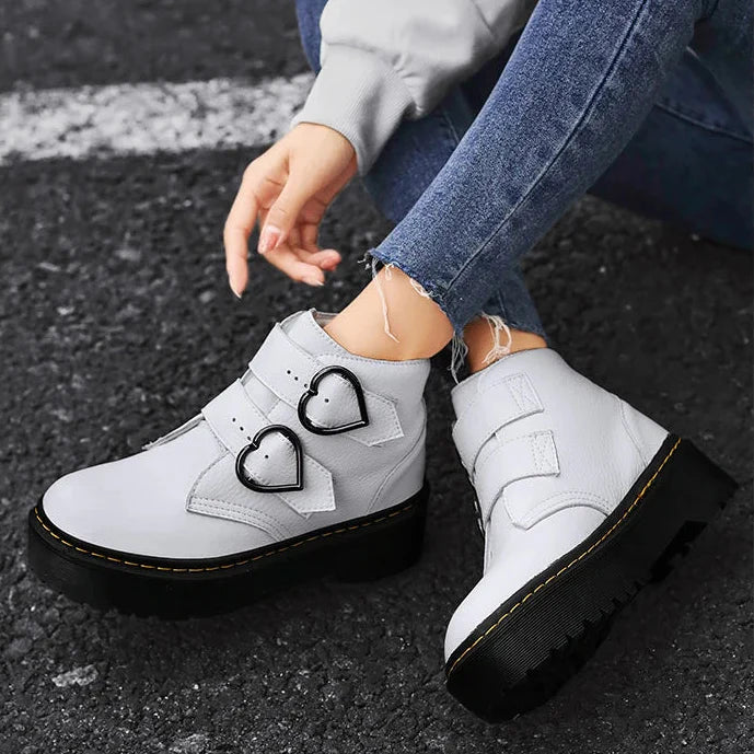 Posie™ | Britney Leather Platforms