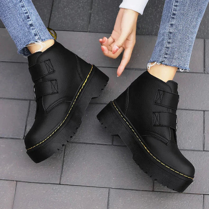 Posie™ | Britney Leather Platforms