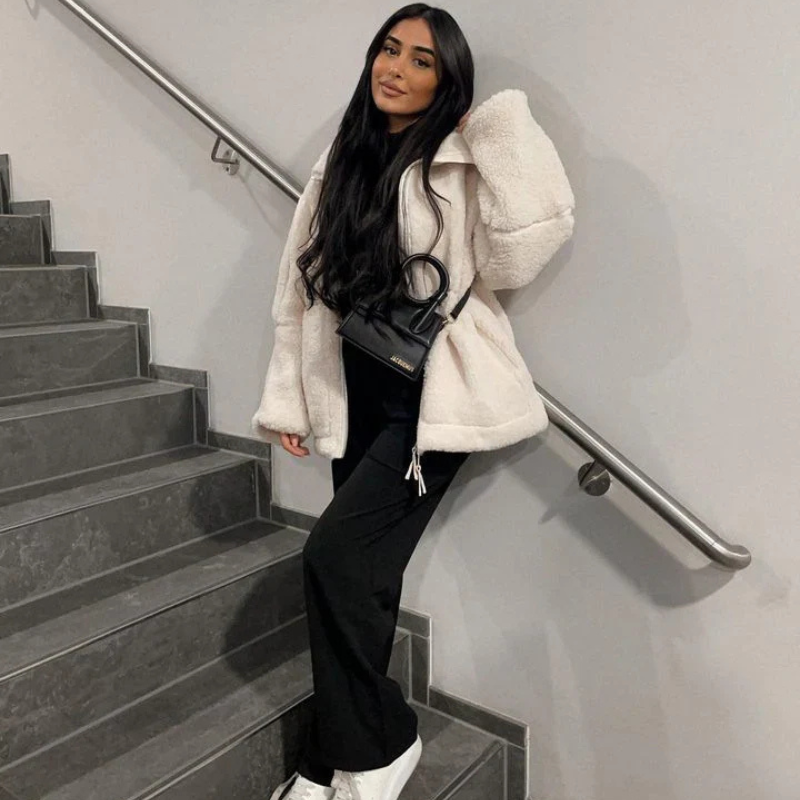 Kaja™ | cozy soft teddy coat