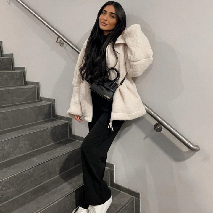 Kaja™ | cozy soft teddy coat