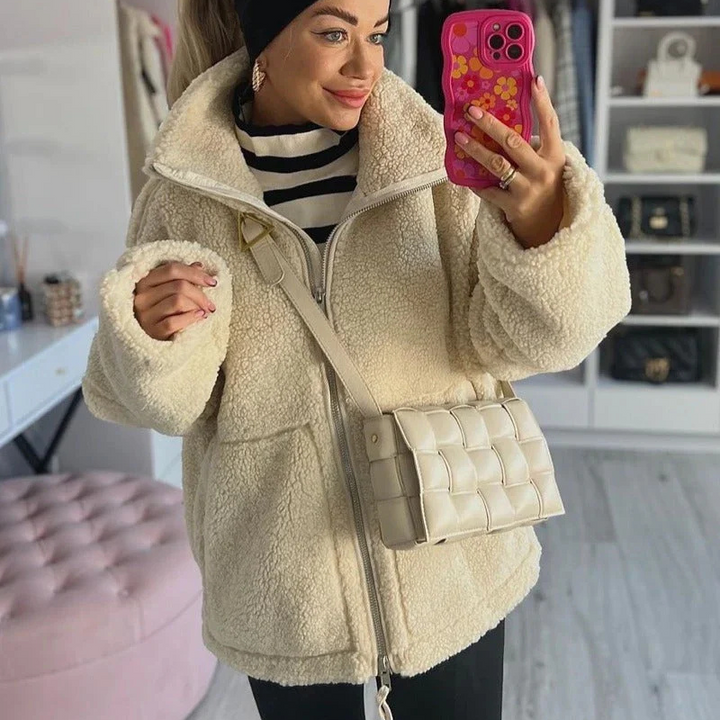 Kaja™ | cozy soft teddy coat