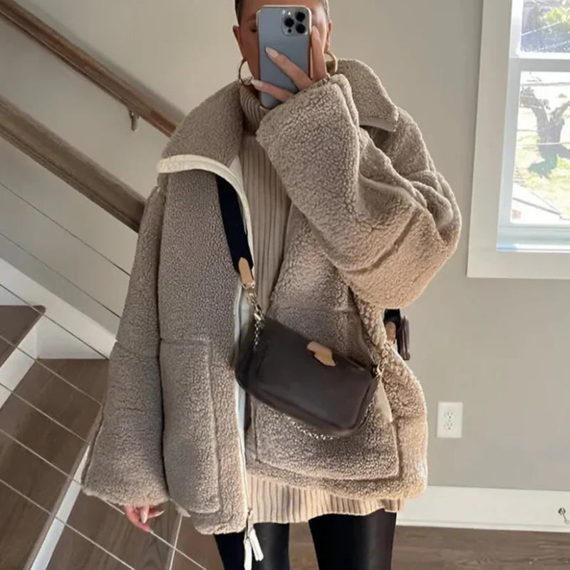 Kaja™ | cozy soft teddy coat
