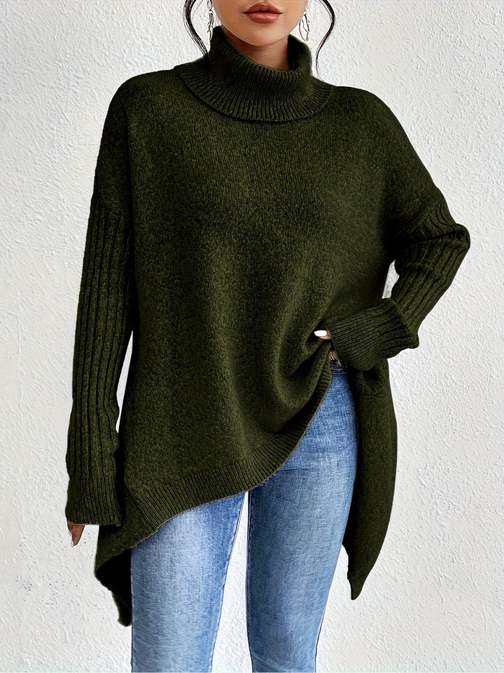 Isla™ | Oversized Turtleneck Sweater