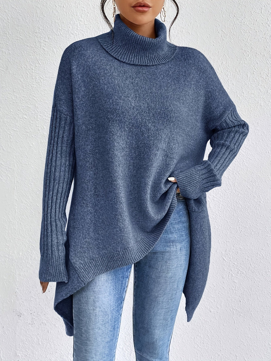 Isla™ | Oversized Turtleneck Sweater