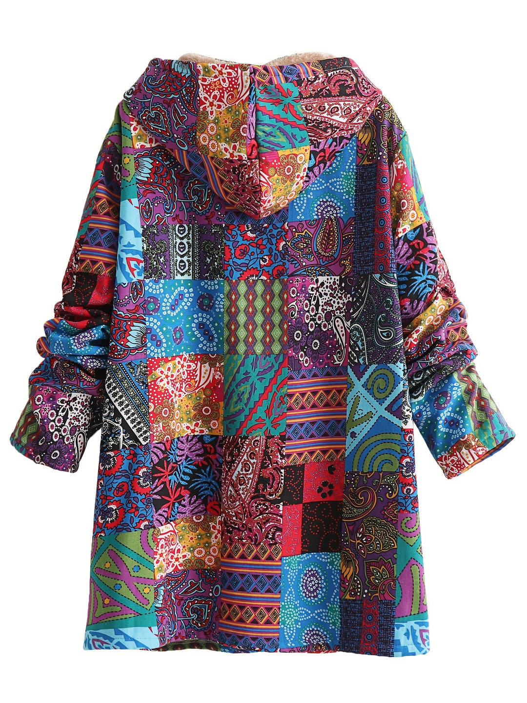 Maribel™ | Patchwork Coat Boho Hooded Winter Jacket