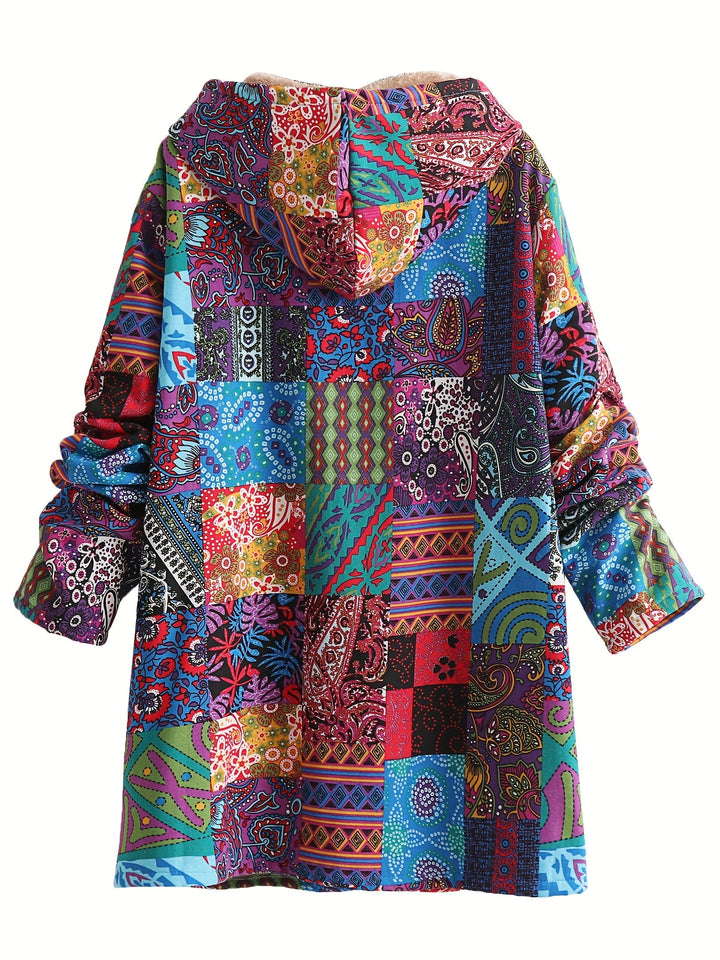 Maribel™ | Patchwork Coat Boho Hooded Winter Jacket