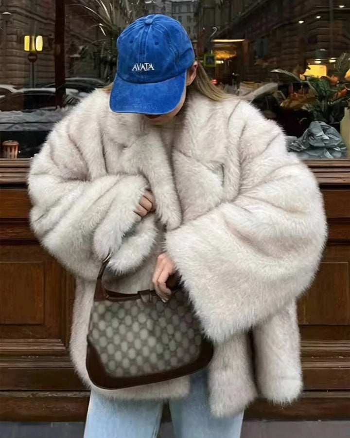 Chrishelle™ | Oversized Faux Fur Coat