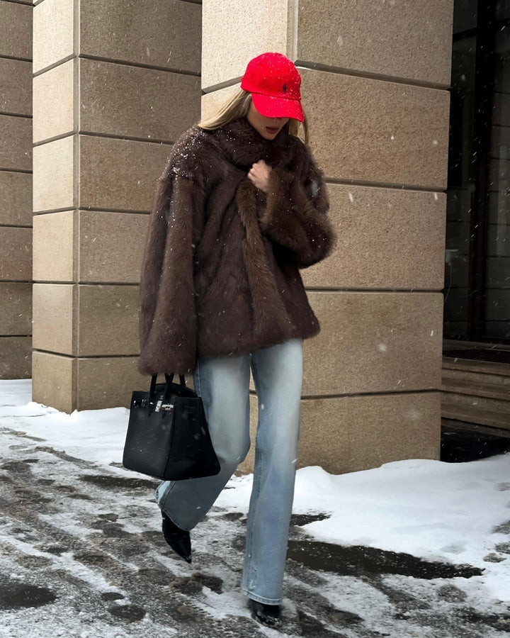 Chrishelle™ | Oversized Faux Fur Coat